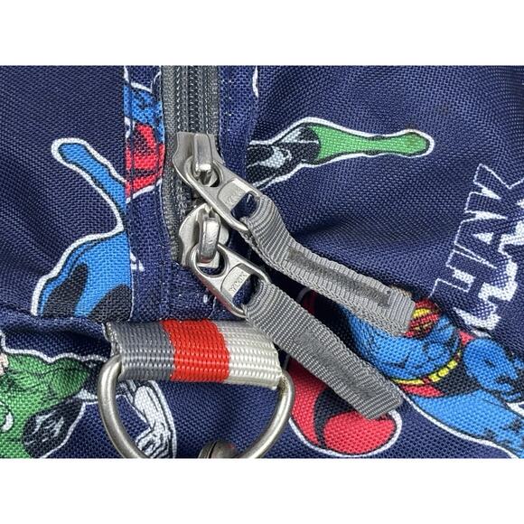 Pottery Barn Kids DC Superhero Duffel Bag Blue Comics Print – Used - Picture 13 of 16